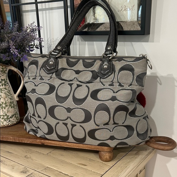 Coach Poppy Signature Glam Tote. main image 3